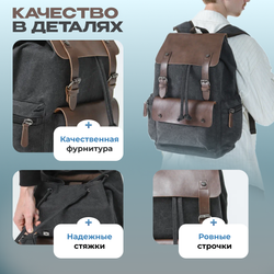 Рюкзак Техас - Черный