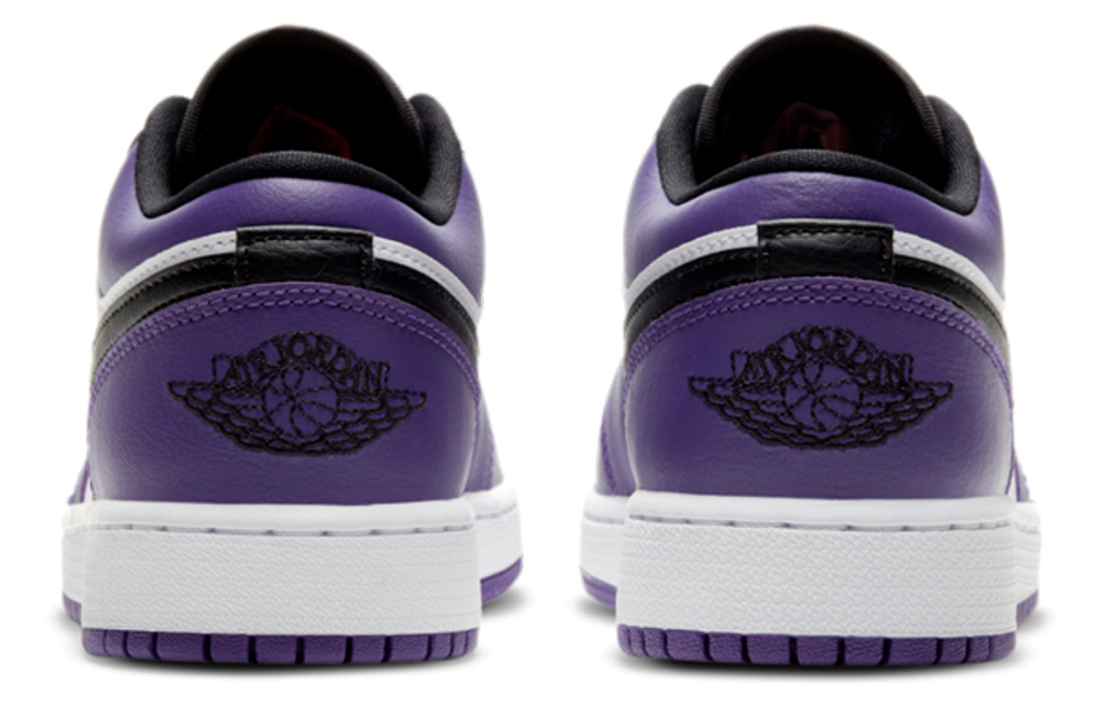 Jordan 1 Low Court Purple White GS