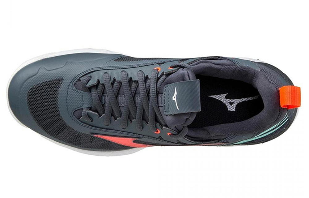 Mizuno Volleyball Shoes Unisex Low top Black/Blue/Orange
