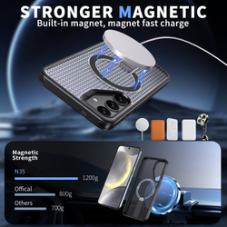 Прозрачный чехол Mesh Pro Magnetic Case для Samsung Galaxy S26 FE