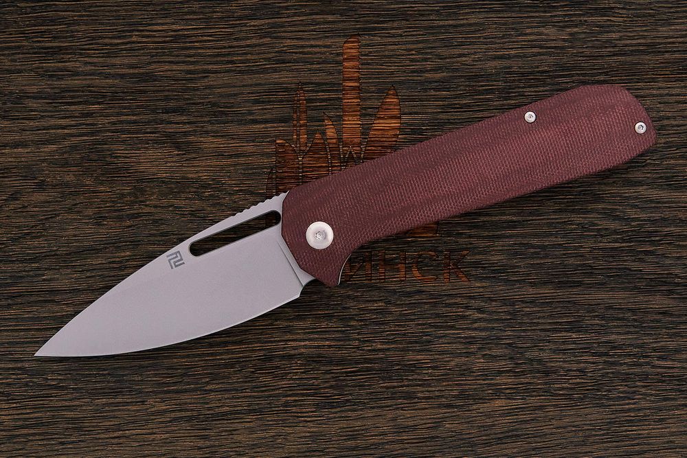 Нож складной Artisan 1843G-DRC Arion, клинок 92мм, сталь CPM S35VN, рукоять микарта/титан