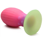Розовая пробка-яйцо Xeno Egg - 13,3 см. (Цвет: розовый)