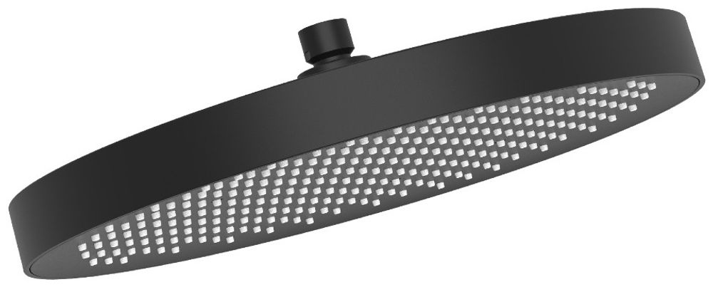 Душевая лейка  320*320*74.5mm Bravat, матовый черный (D1252BW-ENG)