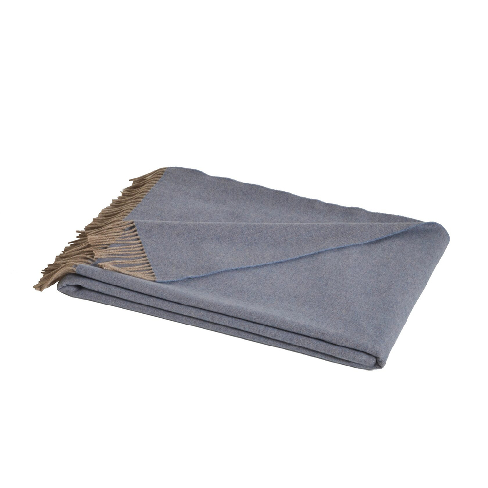 Плед JAZZ jean 130х170 Blanc des Vosges 130x170 Голубой