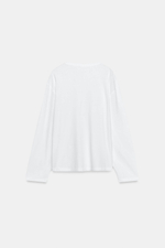 ФУТБОЛКА ИЗ ЛЬНА С ВОРОТНИКОМ НА ПУГОВИЦАХ — ZARA