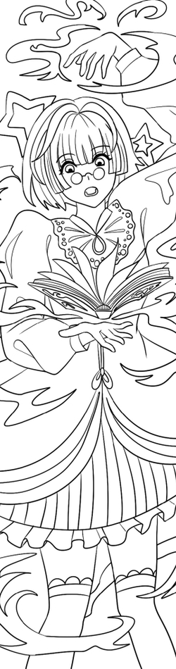 Hachette раскраска по номерам Marque-pages Manga(предзаказ, дата выпуска 12.03.2025)