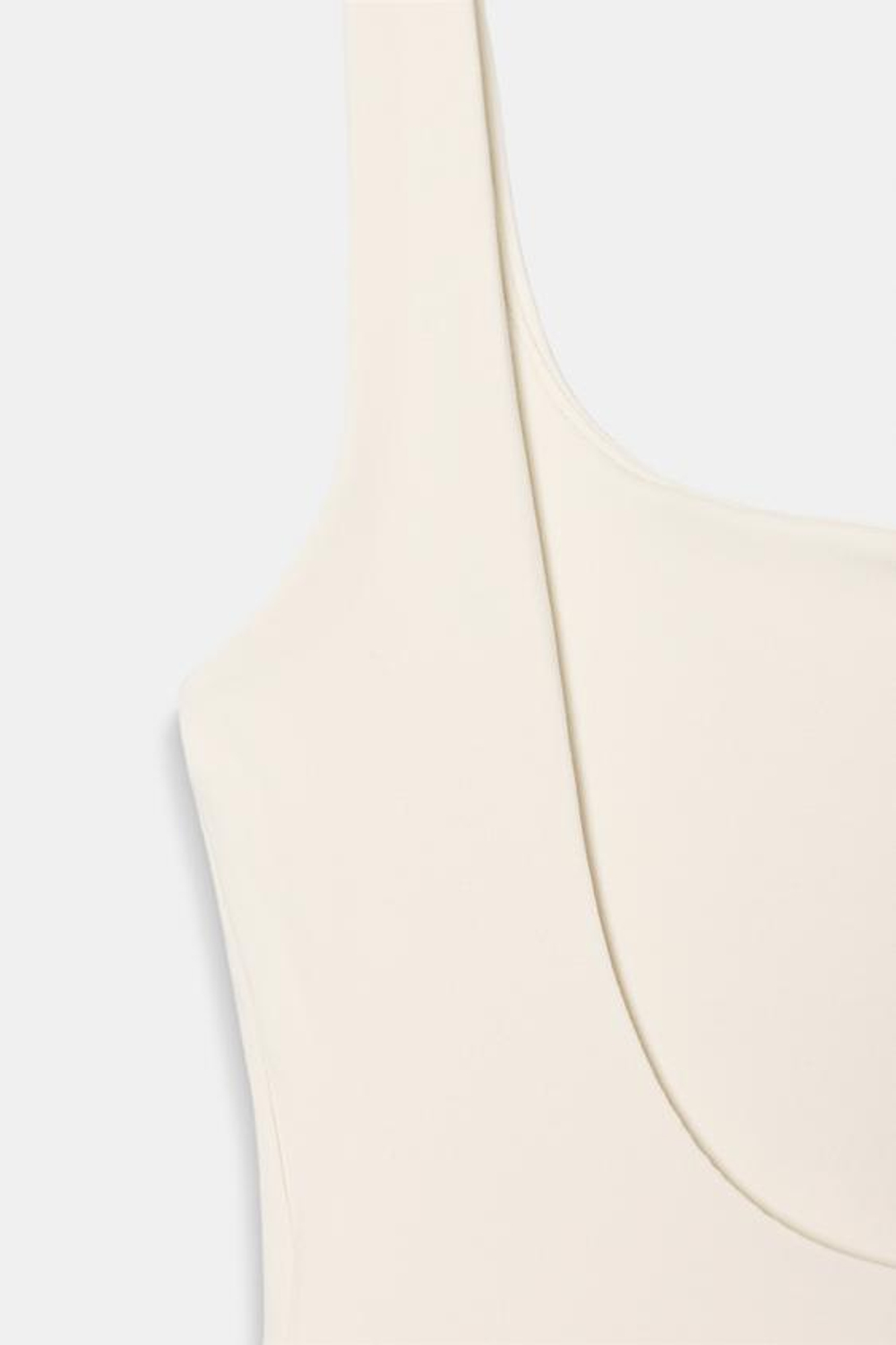 БОДИ С КВАДРАТНЫМ ВЫРЕЗОМ И ЭЛАСТАНОМ - ZARA