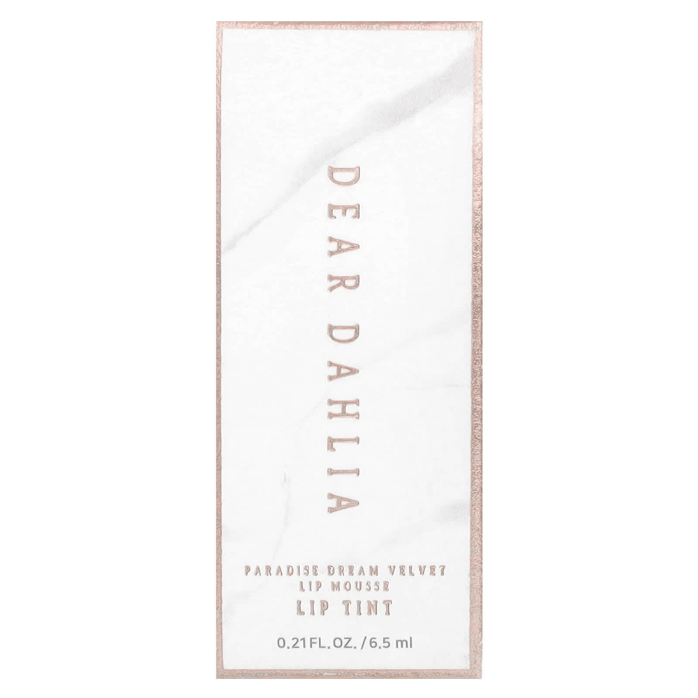 Dear Dahlia, Бархатный мусс для губ Paradise Dream, оттенок для губ, пуговица, 6,5 мл (0,21 жидк. Унции)