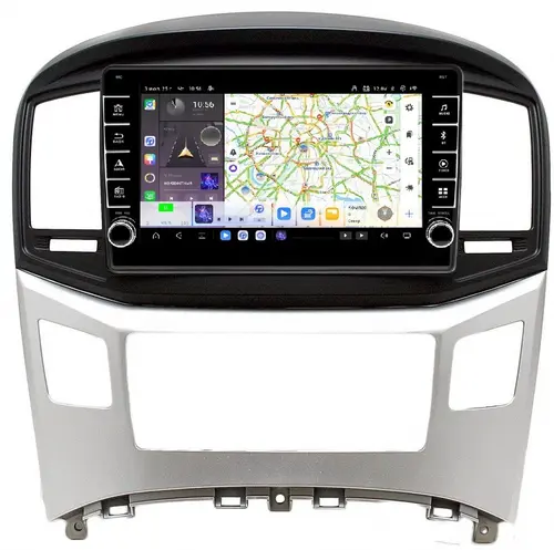Магнитола для Hyundai H1 2015-2022 - Kuberg OL-9729 (кнопки и крутилки) Android 13, Быстрая, CarPlay, 4G SIM-слот