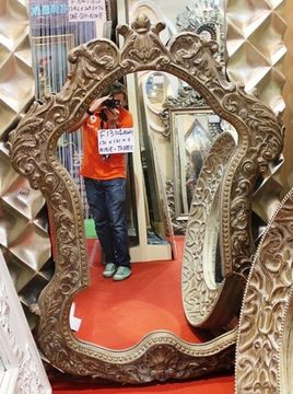 зеркало в деревянной раме 01-69 ( MAGIC MIRROR )