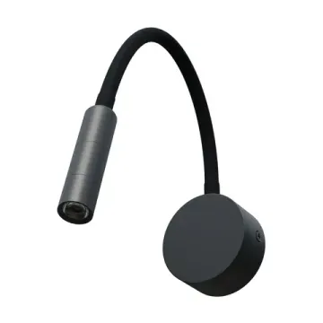 Бра 3W 3000K 200137 черный Omega Lightstar