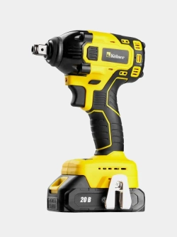 Аккумуляторный гайковерт KOLNER KCW 20/350 (Li-Ion, 20 В, 2 А·ч, бесщеточный двигатель)