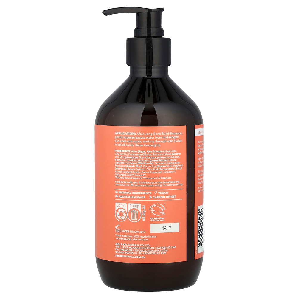 Sukin, Haircare, Bond Build, восстанавливающий кондиционер, 500 мл (16,91 жидк. Унции)