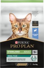 Pro Plan сухой корм для кошек кастр/стерил (кролик) 3 кг