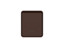 ATLASDESIGN PROFI IP54 О/У 1-клавишный ВЫКЛЮЧАТЕЛЬ с подсветкой, сх.1а, 10АХ, КОРИЧНЕВЫЙ