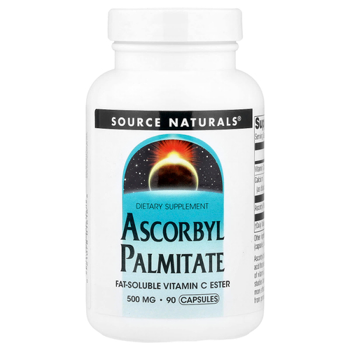 Source Naturals, аскорбил пальмитат, 90 капсул