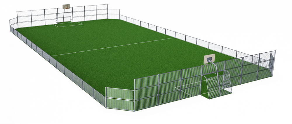 Площадка MUGA, 22x41 м