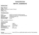 METHYL JASMONATE 1% TEC / МЕТИЛ ЖАСМОНАТ CAS 39924-52-2