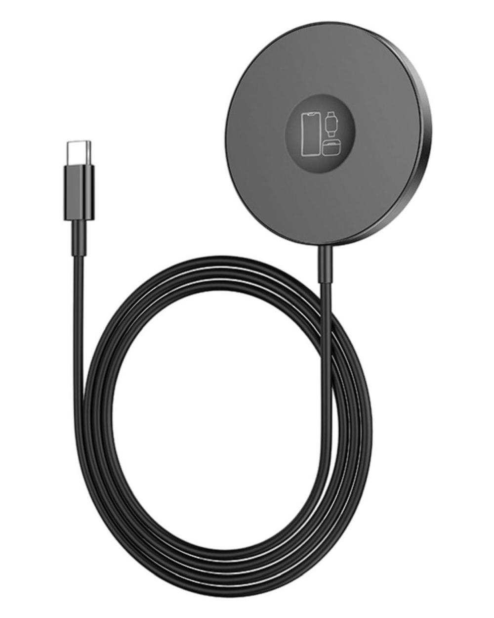 Беспроводное зарядное устройство Borofone BQ18 5W/7.5W/10W/15W 3in1 черное