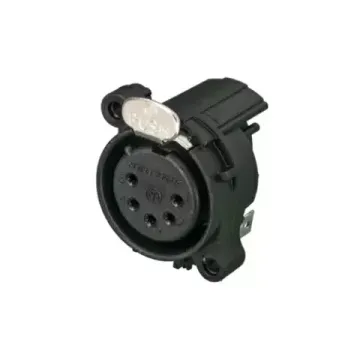 Neutrik NC5FAH панельный разъем XLR female, горизонт. установка на ПП
