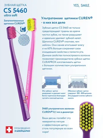 Зубная щетка Curaprox CS 5460 Ultra Soft