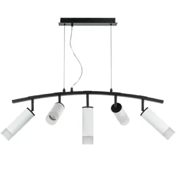 Подвесной светильник 5*GU10 LR7353628631 чёрный/белый Rullo Lightstar