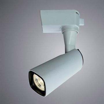 Трековый однофазный светодиодный светильник A4561PL-1WH белый Barut Arte Lamp