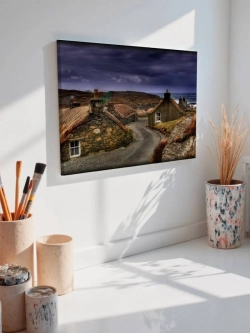 Картина на стену 40 X 50 Домики у моря