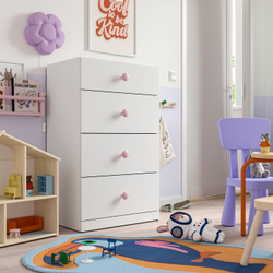 IKEA PLOCKAR  (ИКЕА ПЛОКАР)  -  Ручка-кнопка - бледно-розовая 49 мм