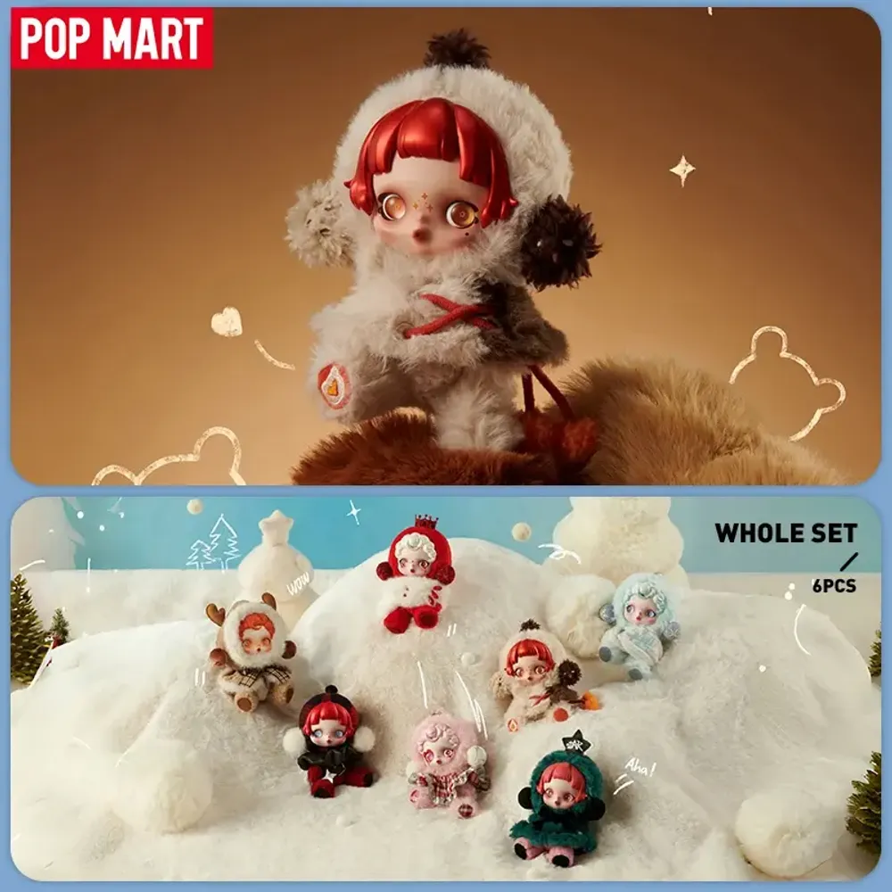 Рандомная фигурка Blind Box POPMART SKULLPANDA Winter Symphony Series
