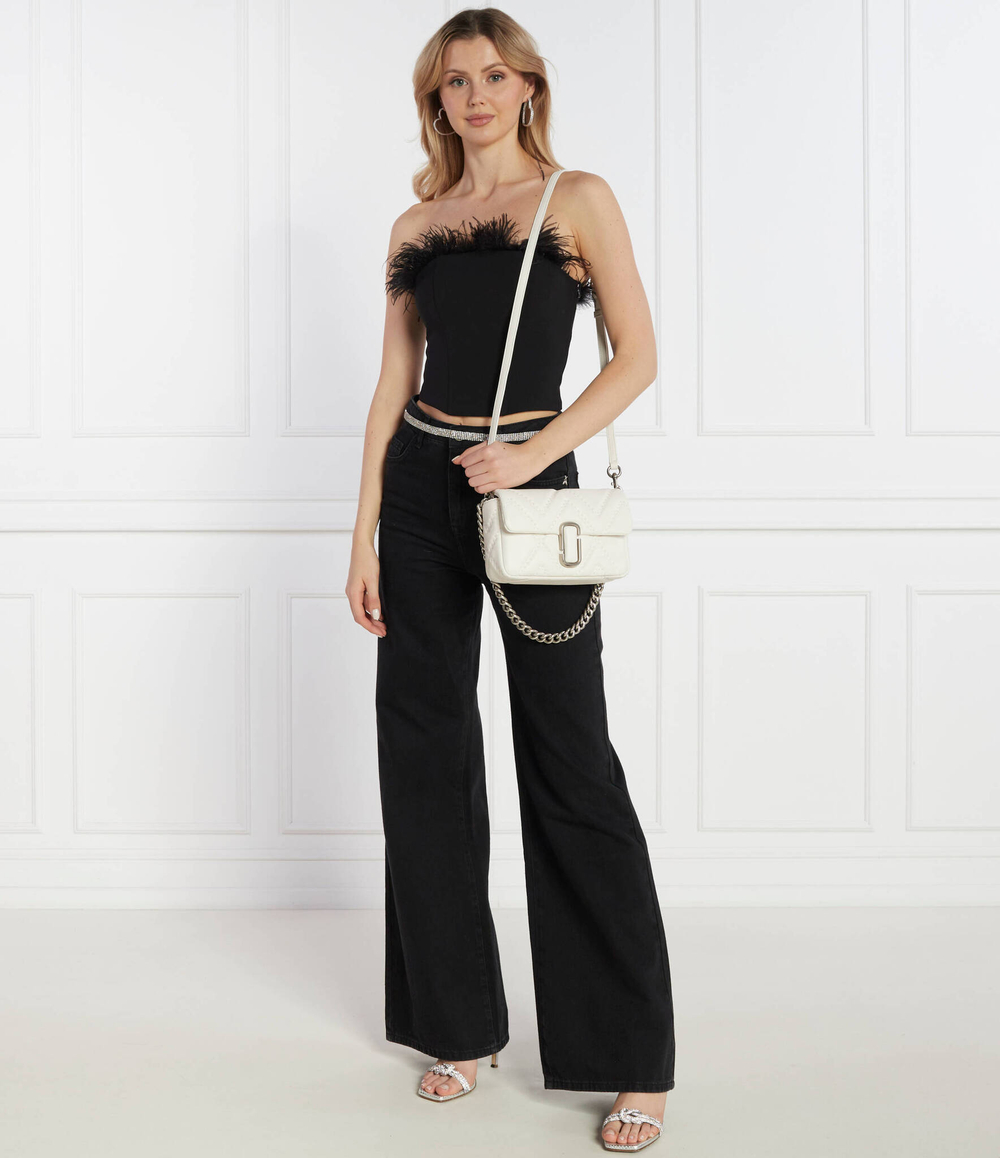 Кожаная сумка через плечо THE QUILTED J MARC Marc Jacobs - белый(2S3HSH007H03)