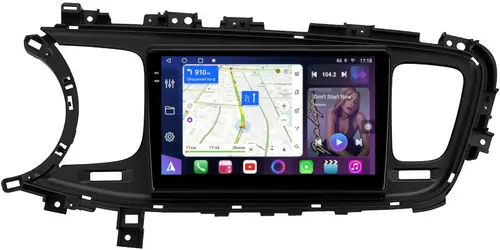 Магнитола для KIA Optima 3 TF 2013-2015 - FarCar S500-TS10 монитор 9.5" QLED на Android 14, Быстрая, CarPlay, 4G SIM-слот
