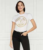 Футболка Versace Jeans Couture - белый(77HAHT02CJ03T)