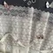 Кружево эластичное молочное/серебристый пион 18 см, Китай