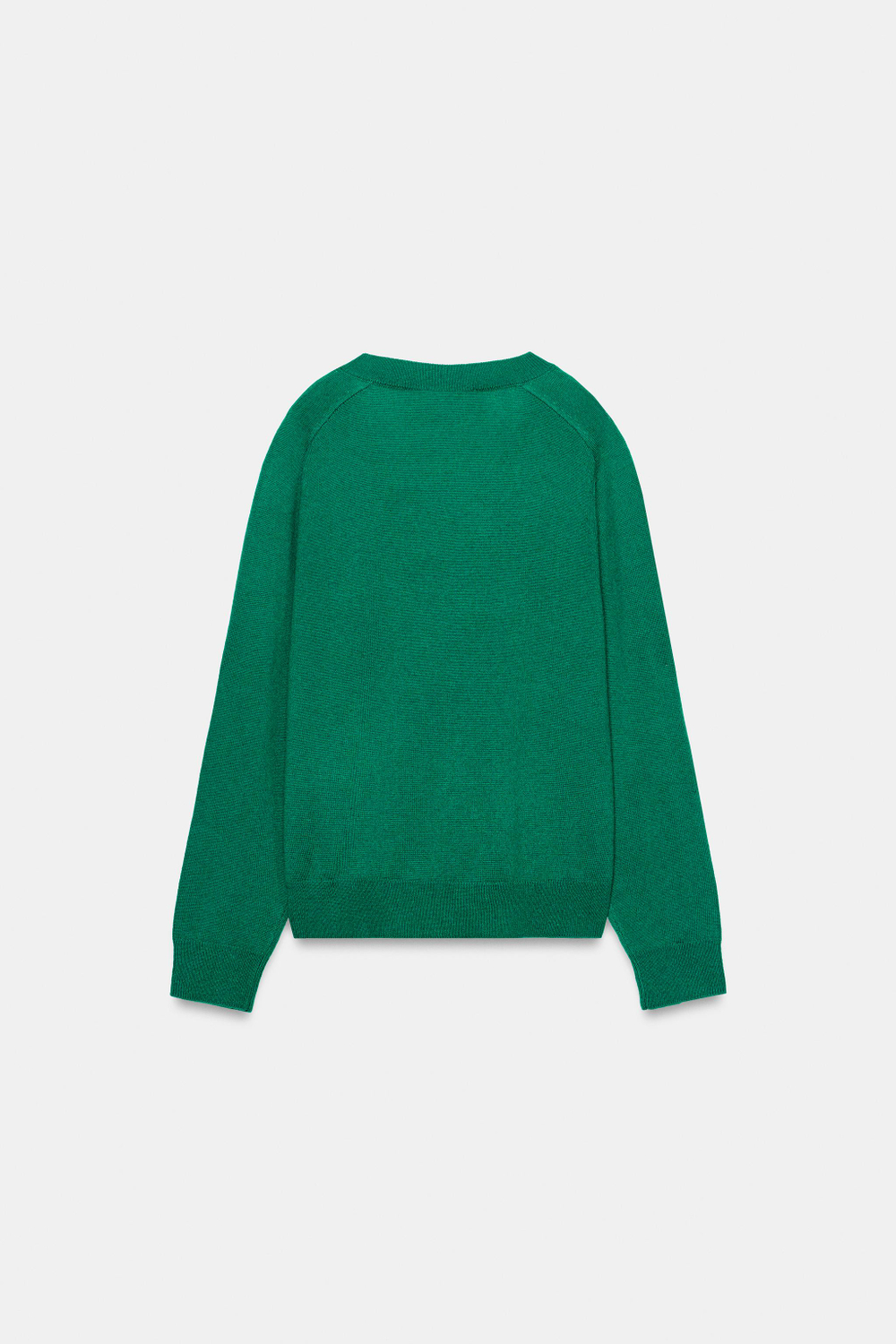 СВИТЕР ИЗ ШЕРСТИ С V-ОБРАЗНЫМ ВЫРЕЗОМ — ZARA