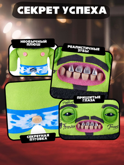 Фуглер Губка Боб мягкая игрушка. FUGGLER x SpongeBob. 15701