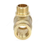 Тройник латунь переходной Ду 20х15х15 (3/4"х1/2"х1/2") ВР/НР/ВР VALFEX VF.132.L.034.012.012