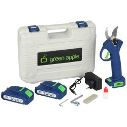 Секатор GREEN APPLE GA-ES25 электрический 40 Вт в наборе с АКБ и зарядным устройством | GREEN APPLE