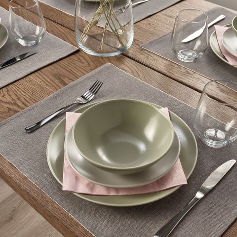 Салфетка для сервировки IKEA SVARTSENAP (СВАРТСЕНАП), Серый, 35х45 см