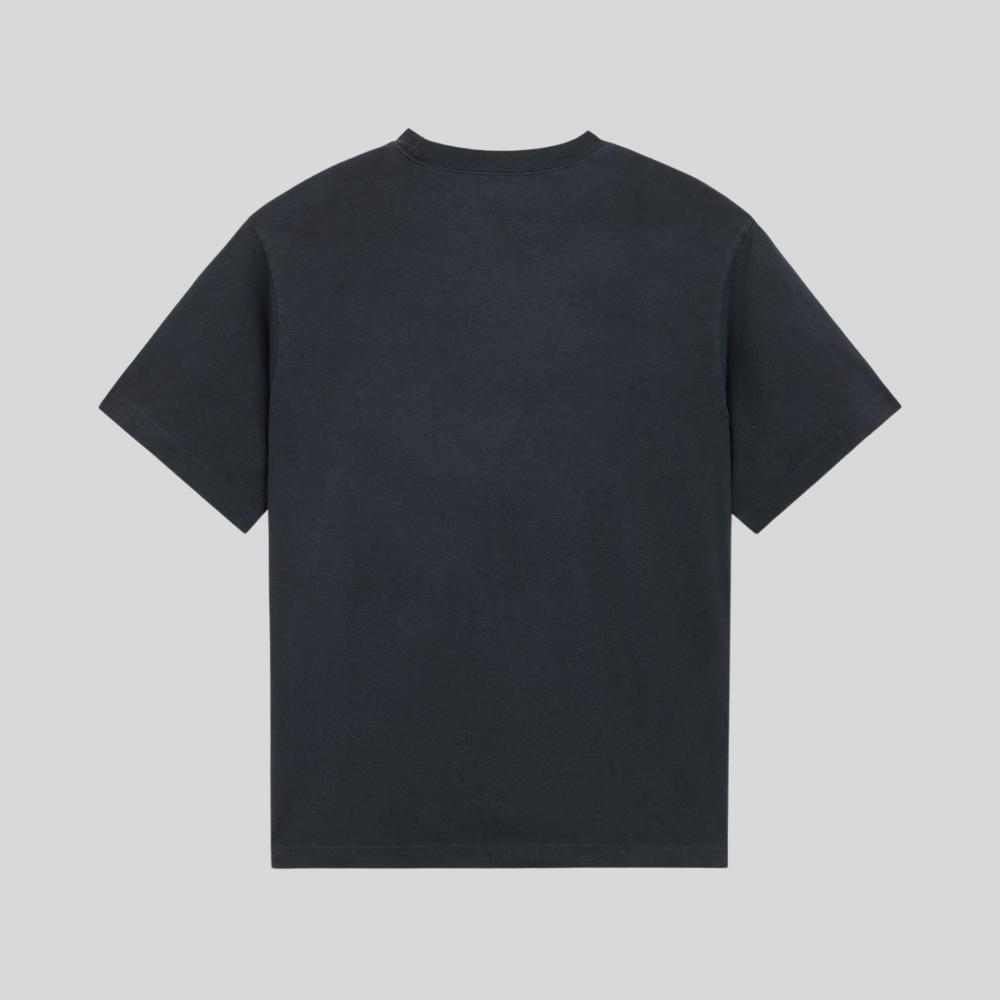 Футболка Alpha Industries Essential Relaxed Fit Tee Battlewash Black (Черный)