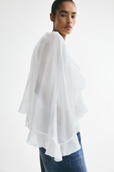 Блузка-накидка с оборками - H&M
