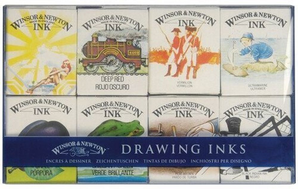 Набор художественный FABER-CASTELL "Pitt Monochrome", 12 предметов, металлическая коробка, 112975