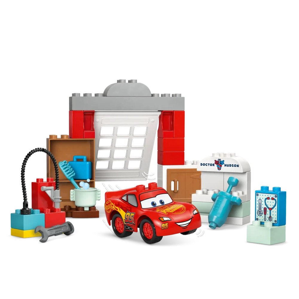 Конструктор LEGO Duplo 10456 Визит Маккуина в гараж Дока