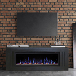 Каминокомплект Real Flame Stockholm 50 BLM с очагом Saphir 50