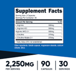 Nutricost, Performance, усилитель оксида азота, 90 капсул