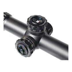 Прицел March-FX 5-40x56 Gen II FML-PDKI FFP, подсветка - крупный план барабанов