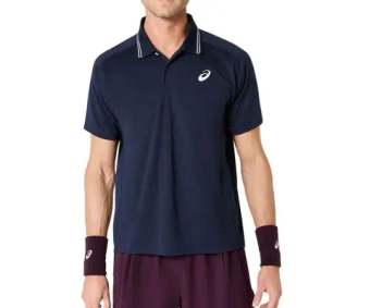 Мужское теннисное поло Asics Game Short Sleeve - midnight