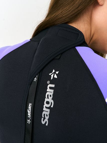 Гидрокостюм Sargan Nero 2.0 Shorty Pro lady 2 мм черно-сиреневый