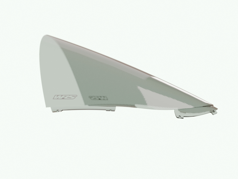 DU044F WRS SMOKE RACE HIGH WINDSCREEN +60MM (P V2 2025)