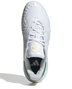Теннисные кроссовки Adidas Barricade 13 M Leather - white/cloud white/cloud white